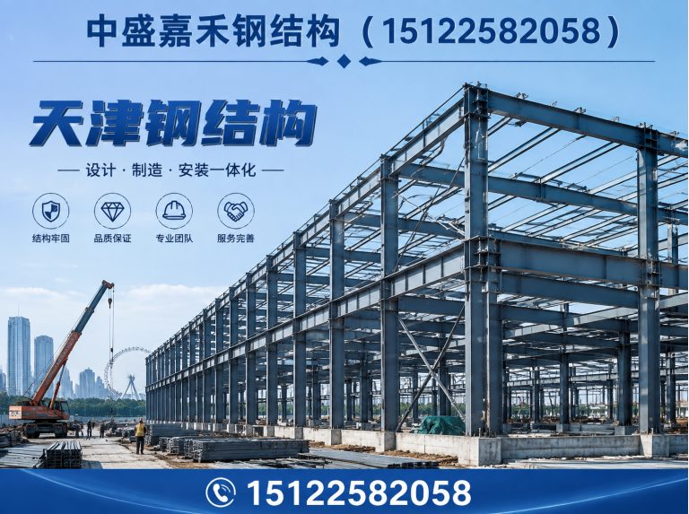 天津钢结构设计展示图